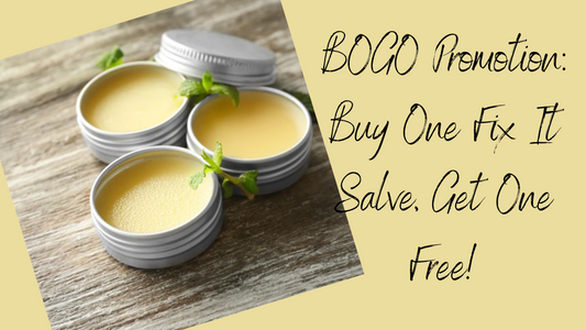 BOGO Promotion: Buy One Fix It Salve, Get One Free!